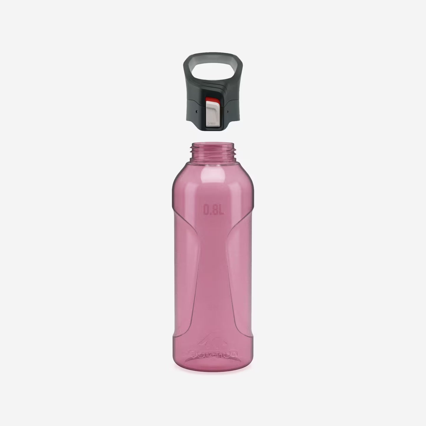 Bidon 500 Ecozen® cu capac și deschidere rapidă Drumeție 0,8L Roz