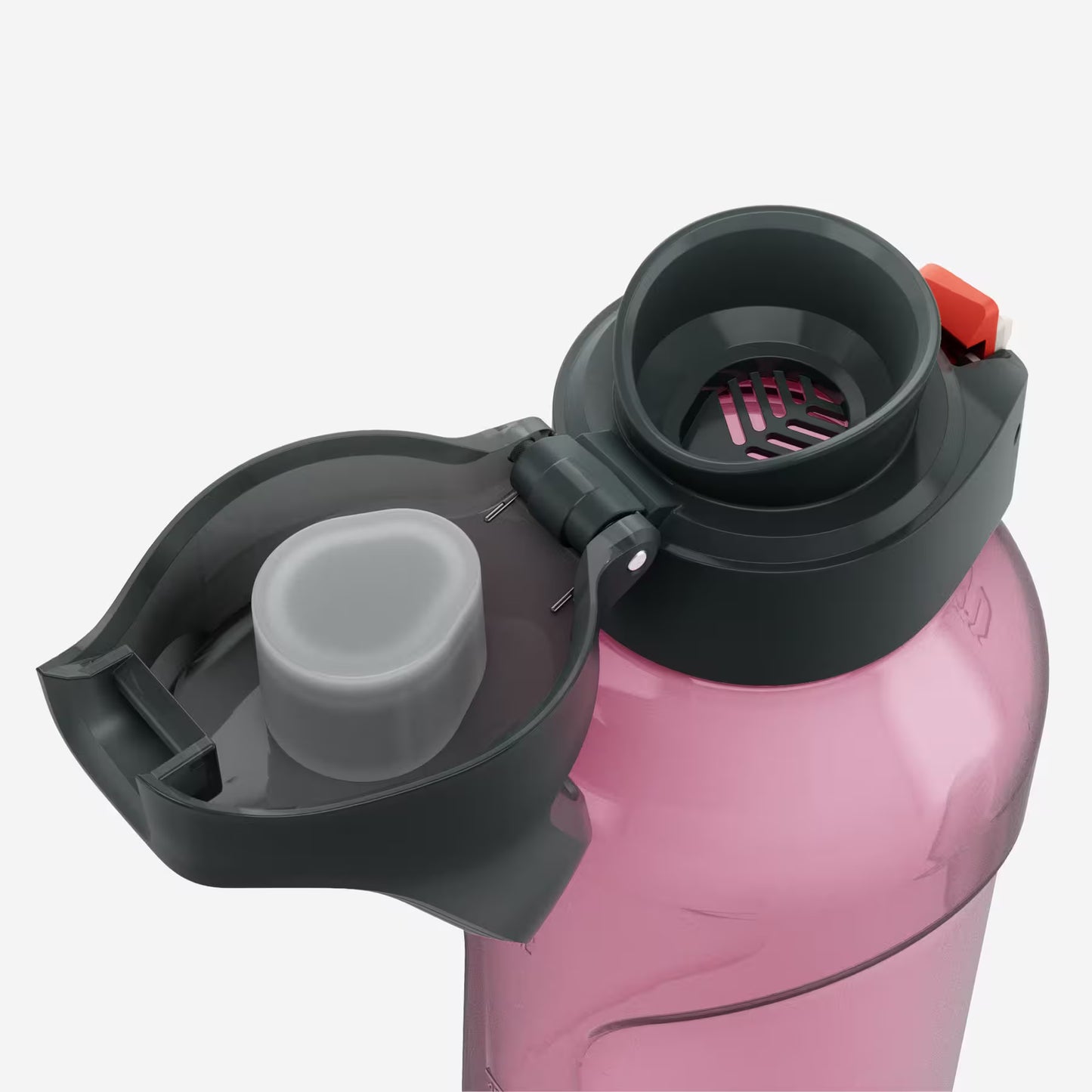 Bidon 500 Ecozen® cu capac și deschidere rapidă Drumeție 0,8L Roz