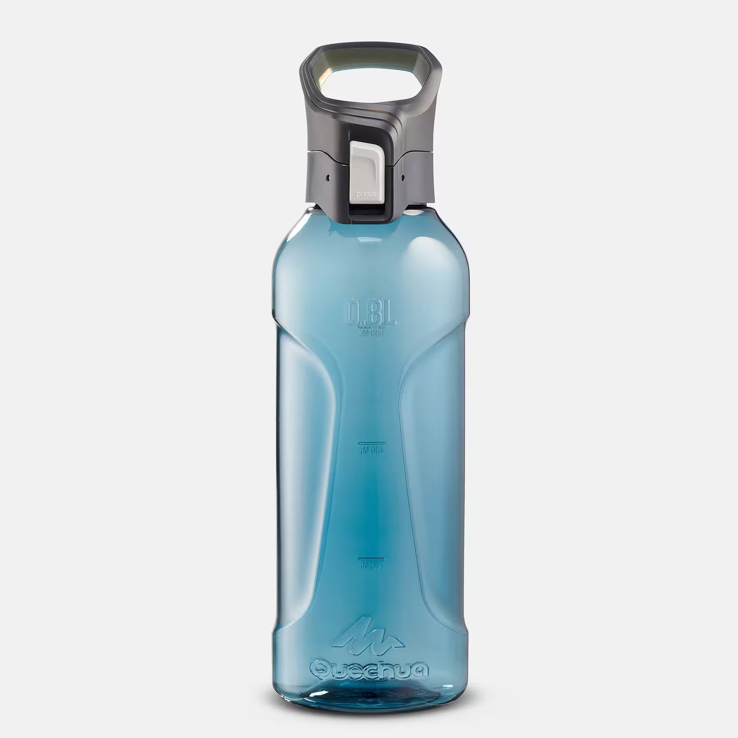 Bidon Ecozen® cu capac și deschidere rapidă drumeție 500 0,8 L Albastru