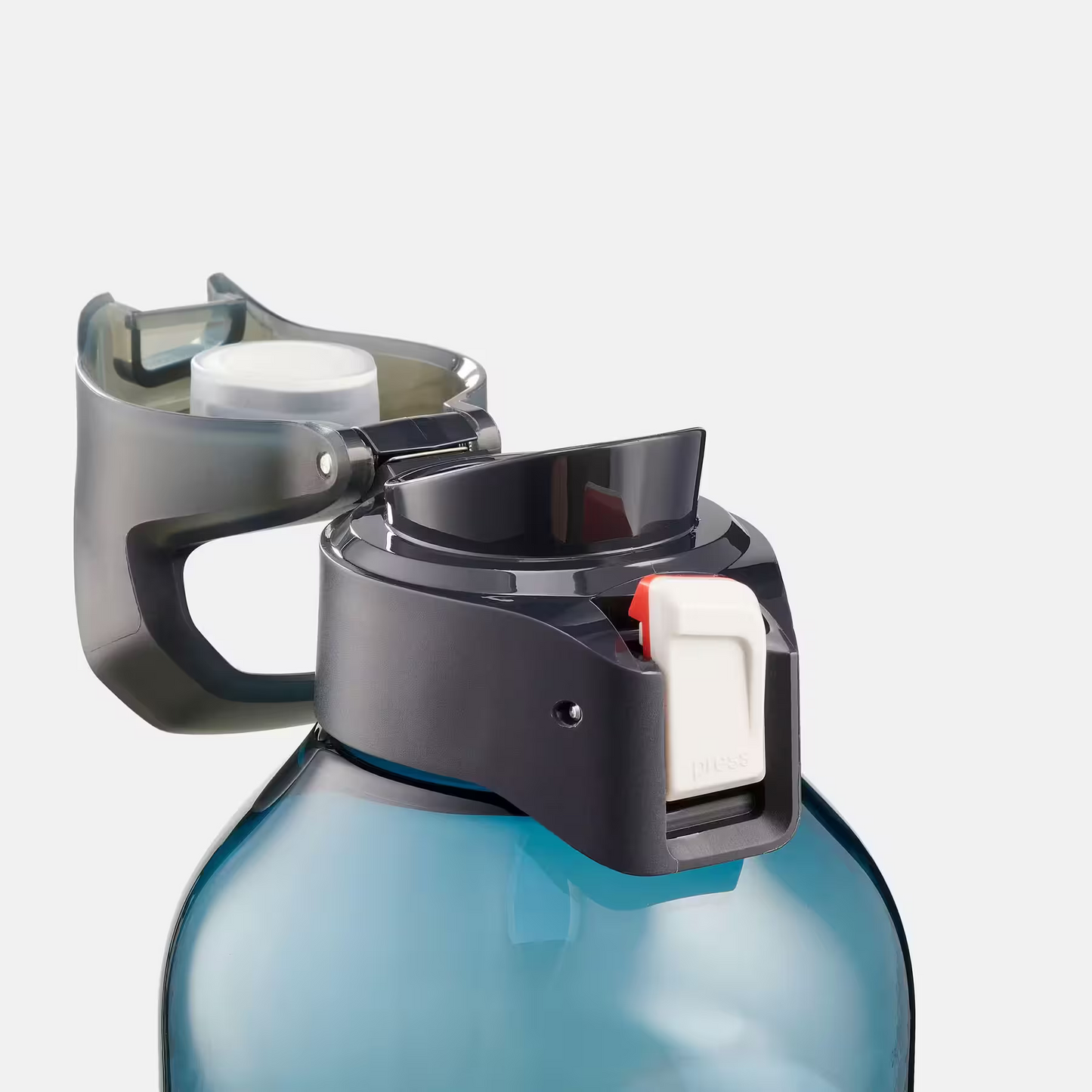 Bidon Ecozen® cu capac și deschidere rapidă drumeție 500 0,8 L Albastru