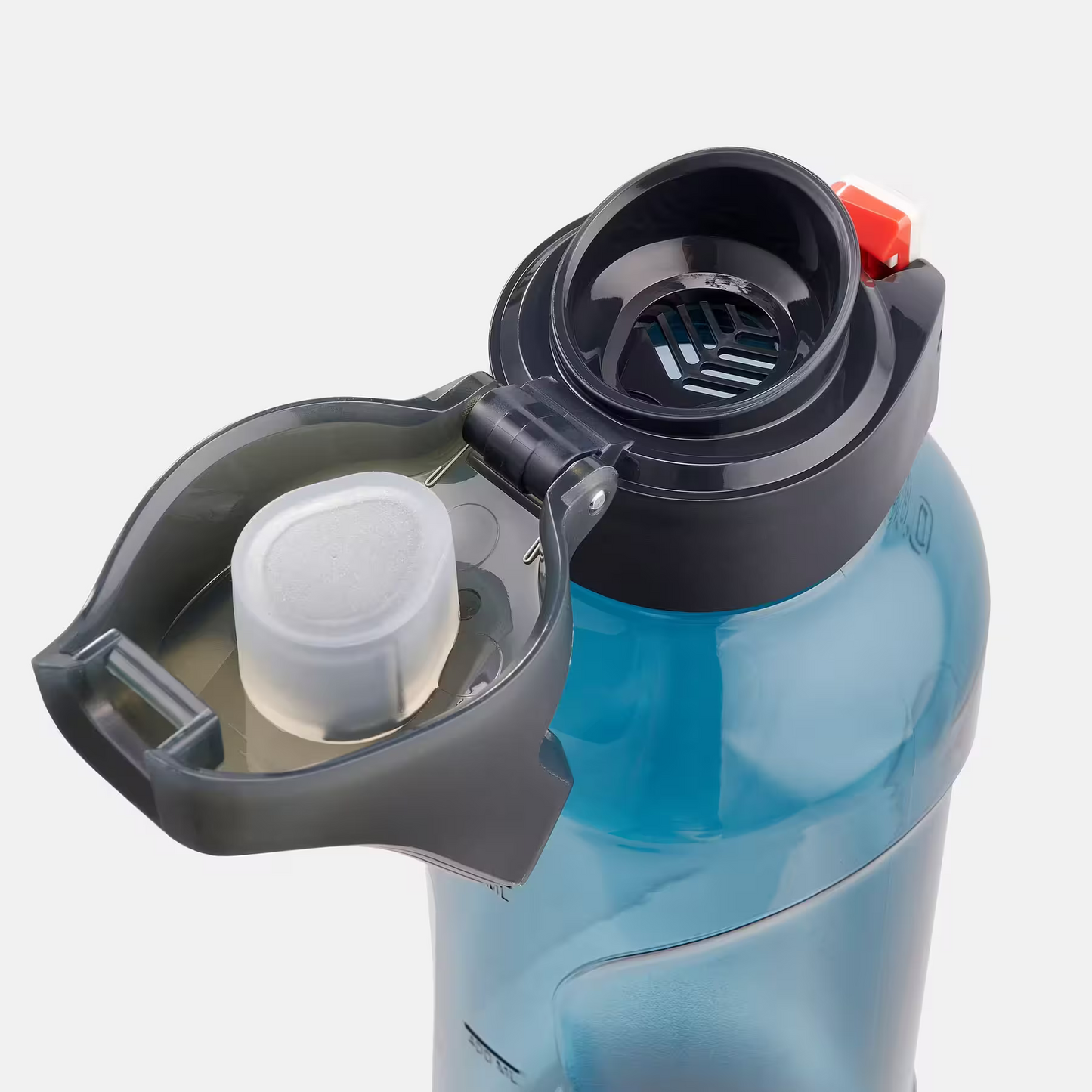 Bidon Ecozen® cu capac și deschidere rapidă drumeție 500 0,8 L Albastru