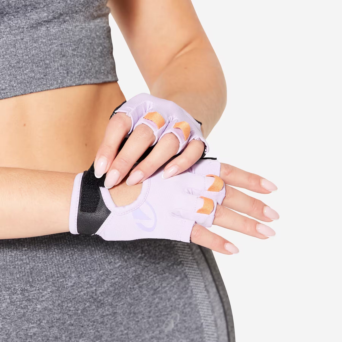 Mănuși respirante și rezistente fitness Air Mov-Negru