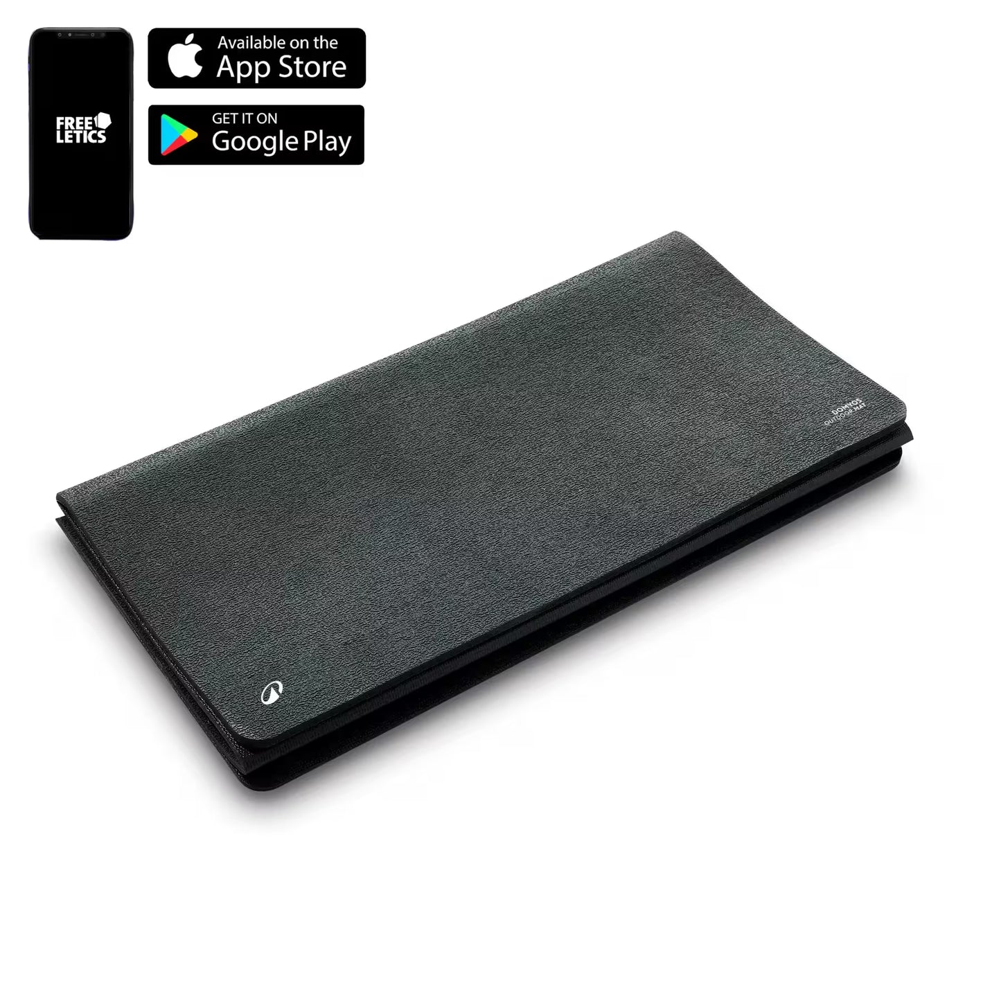 Saltea pliabilă Fitness In & Out Interior și exterior 8 mm Negru