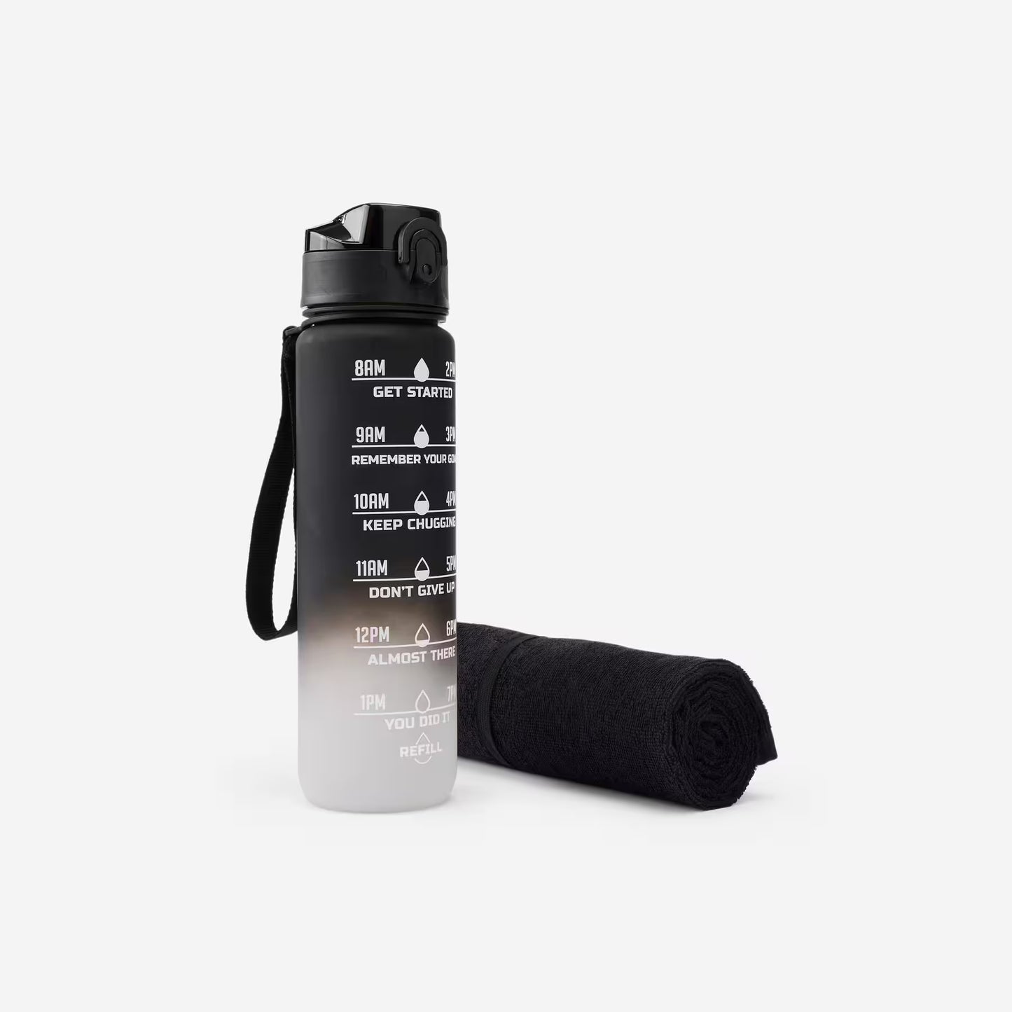 Set Fitness bidon 1L și prosop Phoenix